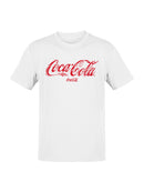 Officially Licensed Coca Cola Distorted Grunge Art Men's T-shirt