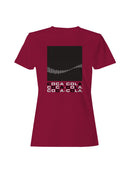 Officially Licensed Coca Cola Elegantly Modern Soundwave Women's T-shirt