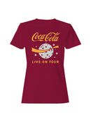 Officially Licensed Coca Cola Disco Tour Night Women's T-shirt
