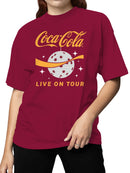 Officially Licensed Coca Cola Disco Tour Night Women's T-shirt