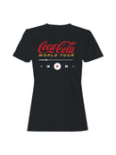 Officially Licensed Coca Cola Coca-Cola World Tour Music Theme Women's T-shirt