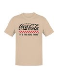 Officially Licensed Coca Cola Enjoy The Real Thing Men's T-shirt