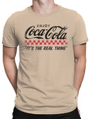 Officially Licensed Coca Cola Enjoy The Real Thing Men's T-shirt