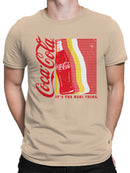 Officially Licensed Coca Cola Retro Iconic Design Men's T-shirt