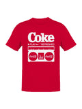Officially Licensed Coca Cola Coke Play Refreshed Boombox Men's T-shirt