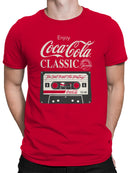 Officially Licensed Coca Cola Enjoy Classic Cassette Men's T-shirt
