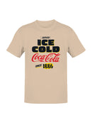 Officially Licensed Coca Cola Vintage Ice Cold 1886 Men's T-shirt