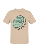 Officially Licensed Coca Cola Vintage Bottle Cap Design Men's T-shirt