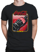 Officially Licensed Coca Cola Refresh Yourself Vintage Men's T-shirt