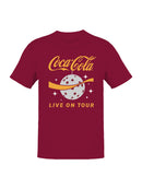 Officially Licensed Coca Cola Disco Tour Night Men's T-shirt