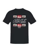 Officially Licensed Coca Cola Retro Cassette Graphic Men's T-shirt