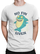 No Fin Given Shark Cartoon Men's T-shirt