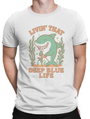 Happy Shark Deep Blue Life Men's T-shirt