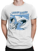 Lookin' Sharp Barber Shark Humor Men's T-shirt