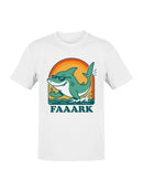 Cool Shark Sunset Attitude Men's T-shirt