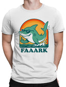 Cool Shark Sunset Attitude Men's T-shirt