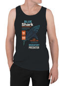 Blue Shark Migratory Predator Men's Tank Top