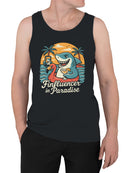 Finfluencer in Paradise Design Men's Tank Top