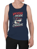 Vacation Mode Carnivore Shark Men's Tank Top