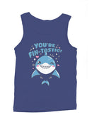 You're Fin-Tastic Cute Shark Design Men's Tank Top