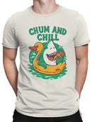 Chill Vibes: Shark & Duck Fun Men's T-shirt