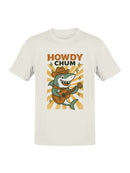 Howdy Chum Shark with Guitar Men's T-shirt