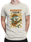 Howdy Chum Shark with Guitar Men's T-shirt