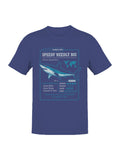 Speedy Needly Boi Shark Facts Men's T-shirt