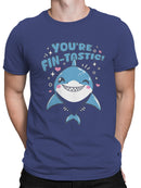 You're Fin-Tastic Cute Shark Design Men's T-shirt