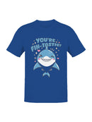 You're Fin-Tastic Cute Shark Design Men's T-shirt