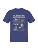 The World's Most Dangerous Sharks Men's T-shirt