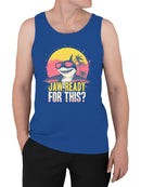 Jawsome Sunset Shark Vibes Men's Tank Top