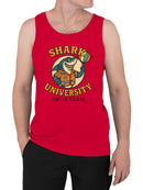 Shark University Swim Team Graphic Men's Tank Top