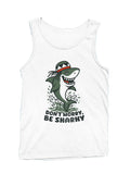 Chill Shark Design "Don't Worry, Be Sharky Men's Tank Top