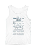 Hammerhead Shark Types and Traits Men's Tank Top