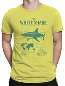 White Shark Anatomy and Habitat Men's T-shirt