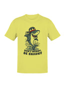 Chill Shark Design "Don't Worry, Be Sharky Men's T-shirt