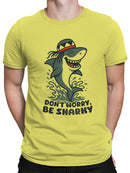 Chill Shark Design "Don't Worry, Be Sharky Men's T-shirt