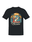 Finfluencer in Paradise Design Men's T-shirt
