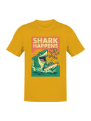 Shark Happens: Comic Sea Adventure Men's T-shirt