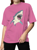 Ferocious Great White Attack Women's T-shirt