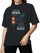 Blue Shark Migratory Predator Women's T-shirt