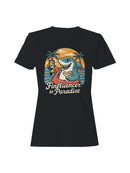 Finfluencer in Paradise Design Women's T-shirt