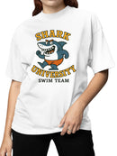 Shark University Swim Team Design Women's T-shirt
