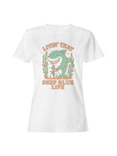 Happy Shark Deep Blue Life Women's T-shirt