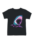 Neon Shark Art with Vibrant Colors Youth's T-shirt