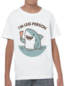 Shark Humor: I'm Leg Person Youth's T-shirt