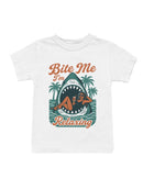 Bite Me I'm Relaxing Graphic Youth's T-shirt