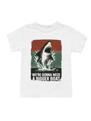 Great White Shark Splashing Sea Youth's T-shirt