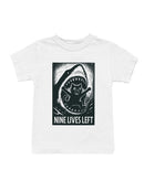 Nine Lives Left: Cat vs Shark Youth's T-shirt